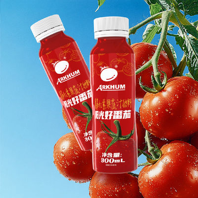 Kalite 100 ml düşük sodyumlu domates suyu meyve aromalı domates içeceği Fabrika