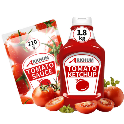 Kalite Aromalı Domates Sosu 17.3g Karbonhidratlar 4.6g Protein Her 100g Fabrika
