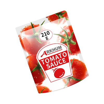 Kalite Aromalı Domates Sosu 100g'da 17.3g Karbonhidrat 4.9g Yağ Fabrika